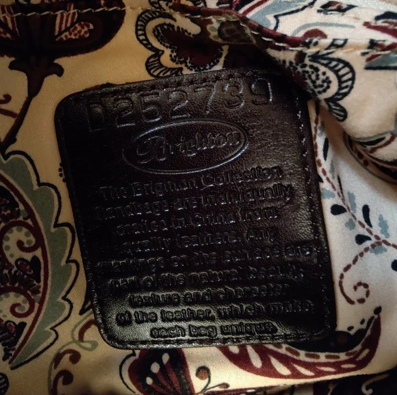 Brighton Chocolate Studded Tote EUC ❤️ - Picture 4 of 11